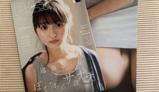 【レビュー】9/24発売「B.L.T. 11月号 」に乃木坂46 遠藤さくらが表紙＆グラビアに登場