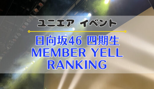 【ユニエア】四期生グッズ獲得のチャンス！イベント『NEW MEMBER YELL RANKING』開催